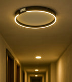 Modern Ring LED Flush Ceiling Lighting for Hallway