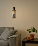 Glass Bottle Pendant Light Dimmable Modern Design for Dining Room