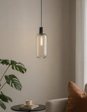 Modern Glass Bottle Pendant Light Dimmable for Dining Rooms