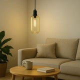 Modern Glass Bottle Pendant Light Dimmable for Dining Rooms