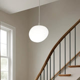 Nordic Opal Glass Pendant Light Dimmable for Dining Room