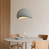 Nordic Wabi Sabi Dome Pendant Light Dimmable for Dining Room