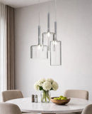 Modern Colourful Glass Pendant Light Dimmable for Dining Rooms