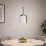 Modern Colourful Glass Pendant Light Dimmable for Dining Rooms