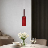 Modern Colourful Glass Pendant Light Dimmable for Dining Rooms