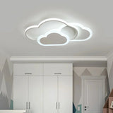 Cloud flush ceiling light installed in a children’s bedroom