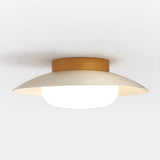 Cream Wooden Ceiling Light for Bedroom