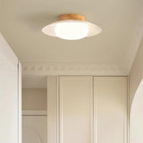 Cream Wooden Ceiling Light for Balcony
