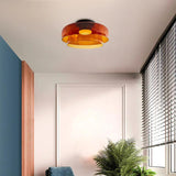 Glass Bowl Ceiling Light for Living room