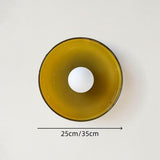Nordic Round Glass Flush Mount Ceiling Light for Hallway