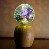 3D Fireworks Modern Crystal Table Lamp