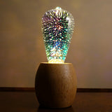 3D Fireworks Modern Crystal Table Lamp