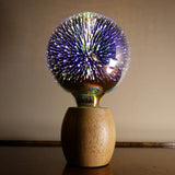 3D Fireworks Modern Crystal Table Lamp