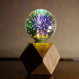 3D Fireworks Modern Crystal Table Lamp