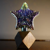 3D Fireworks Modern Crystal Table Lamp