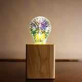 3D Fireworks Modern Crystal Table Lamp