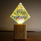 3D Fireworks Modern Crystal Table Lamp