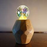 3D Fireworks Modern Crystal Table Lamp