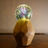 3D Fireworks Modern Crystal Table Lamp