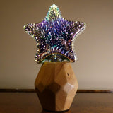 3D Fireworks Modern Crystal Table Lamp