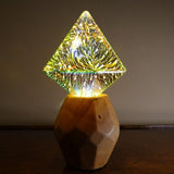 3D Fireworks Modern Crystal Table Lamp