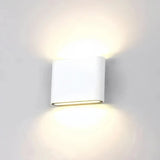 Outdoor Flat Wall Light Waterproof for Exterior Wall, Modern Metal Design
