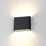 Outdoor Flat Wall Light Waterproof for Exterior Wall, Modern Metal Design