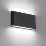 Outdoor Flat Wall Light Waterproof for Exterior Wall, Modern Metal Design