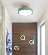 Macaron Wooden LED Ceiling Light for Corridor