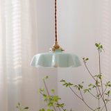 Vintage Brass Glass Pendant Lighting Fixtures
