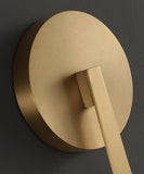 Post Modern Glass Brass Tube Wall Light