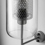 Modern Glass LED Wall Light Dimmable for Bedside
