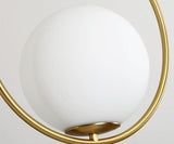 Minimalist Ring Glass Pendant Lighting Fixtures
