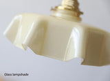 Vintage Brass Glass Pendant Lighting Fixtures
