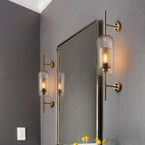 Modern Glass LED Wall Light Dimmable for Bedside
