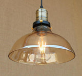Vintage Clear Glass Light Pendant for Cafe