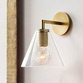 Contemporary Gold Iron Wall Light
