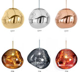Modern Acrylic Lava Pendant Light Over Dining Table