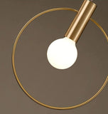 Nordic Milk White Glass Round Pendant Light