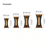 Modern Outdoor Up and Down Light Metal for Exterior Wall, IP65
