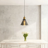 Vintage Glass Pendant Lighting Dimmable for Dining Room