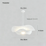 Scandinavian Lotus Leaf Pendant Light Dimmable for Dining Room