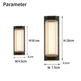 Modern Up and Down Wall Light Waterproof for Porch