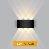 Modern Outdoor Up Down Wall Light Waterproof Metal for Exterior Wall