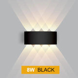 Modern Outdoor Up Down Wall Light Waterproof Metal for Exterior Wall