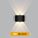 Modern Outdoor Up Down Wall Light Waterproof Metal for Exterior Wall