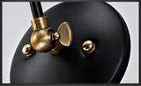 Industrial Adjustable Wall Light in Black for Bedroom