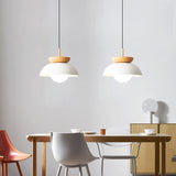 Black And Wood Pendant Light for Dining Room