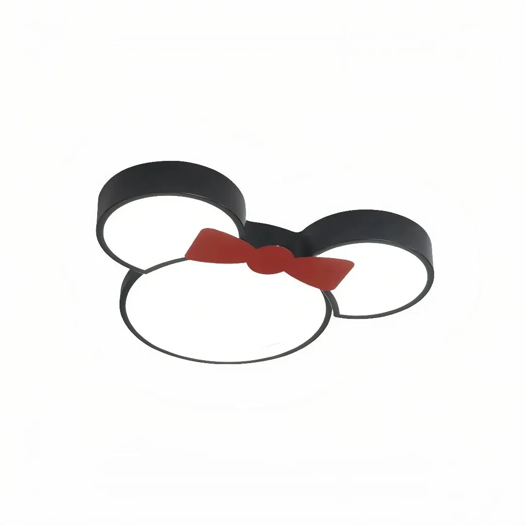 Kids bedroom ceiling light with cute cartoon mouse design