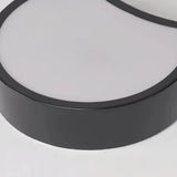 Close up view of acrylic lampshade on cartoon mouse ceiling light